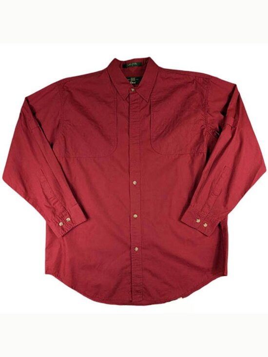 Orvis Other - Orvis Button Up Shirt Mens‎ Large Red Outdoor Hunting Fishing Vented Long Sleeve
